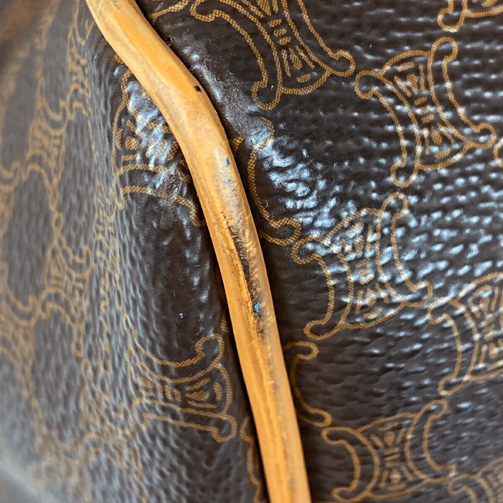 Celine Macadam Pattern Canvas Handbag Brown - image 3